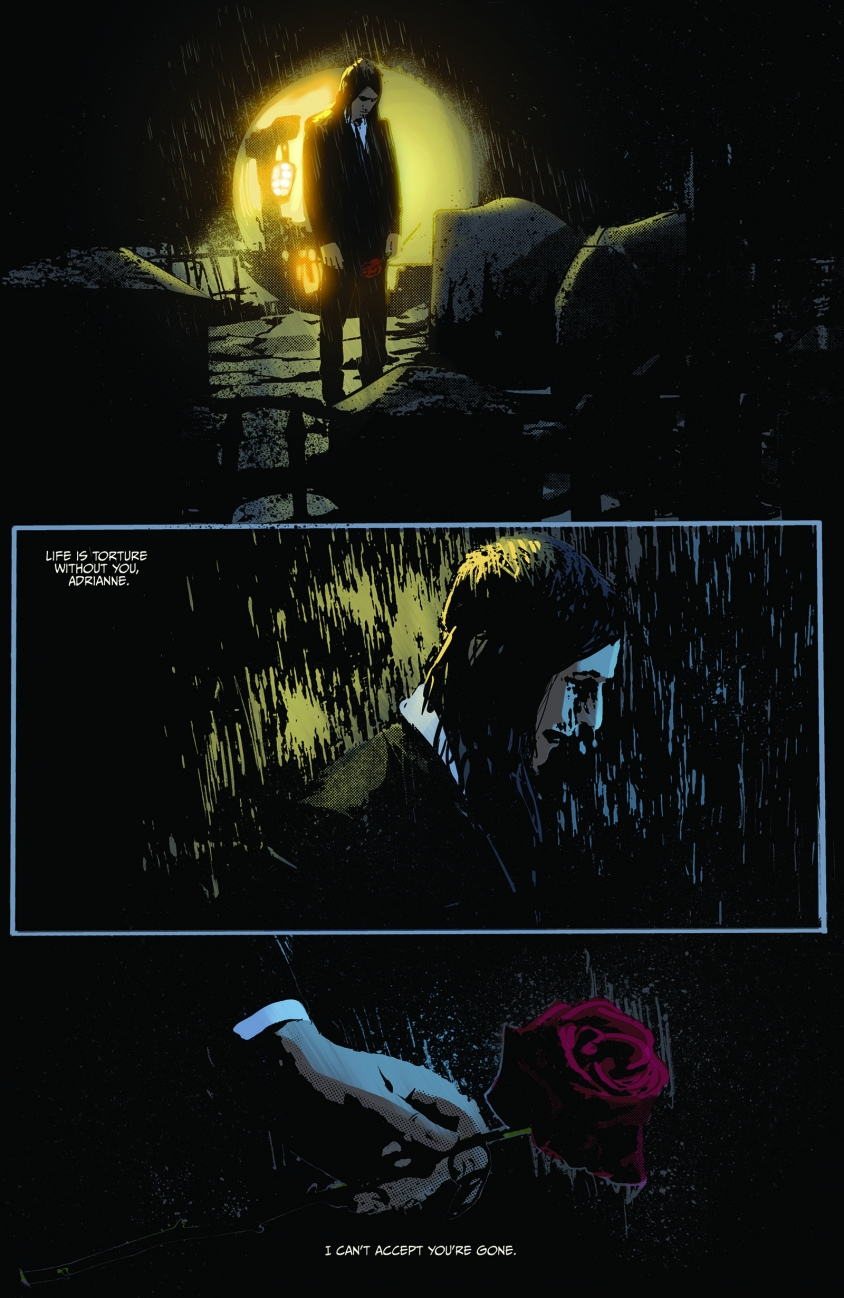 type o negative graphic novel page sample 2 2023, Cristina Scabbia and Seth Adams