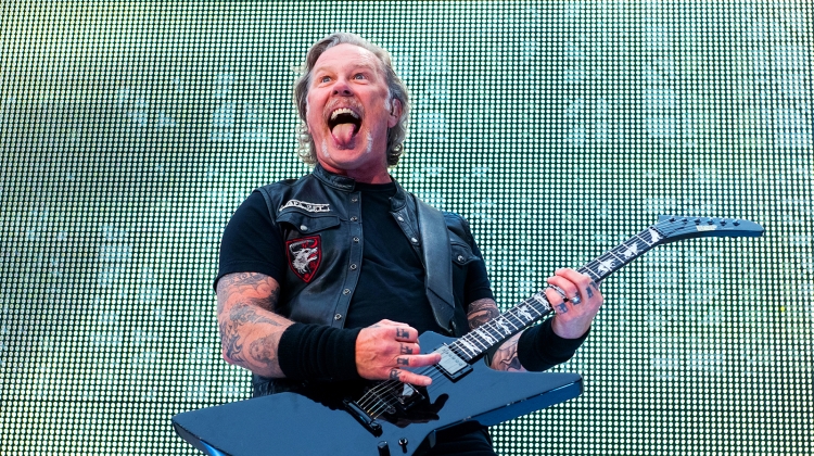 james hetfield metallica GETTY 2019 laugh, Matthew Baker/Getty Images