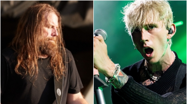 Mark Morton Lamb of God Machine Gun Kelly split image 