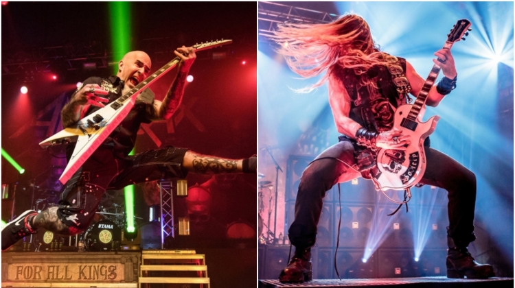 Anthrax Black Label Society split image 