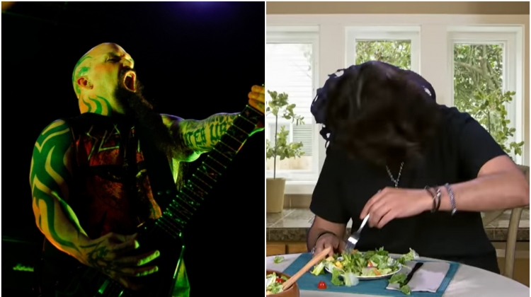 Slayer salad colbert split image 